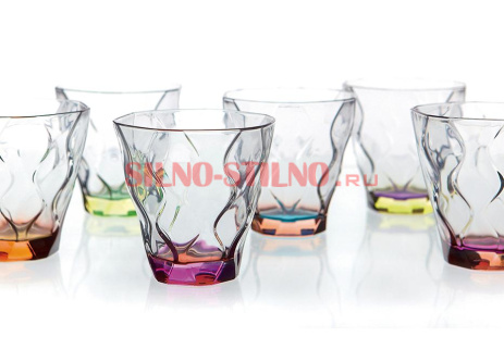 стаканы для виски "riflessi bicolour" 300мл
