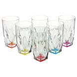 стаканы для воды/сока "кувшинка" 350мл (555-r)
