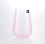 набор стаканов "sandra" розовый 380мл (6 штук)