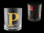 стакан для виски азбука буква "p" tubus (1 шт)