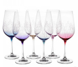бокалы для вина "виола" арлекино 550мл (6 штук)
