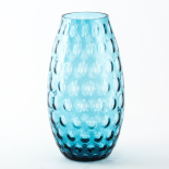 ваза для цветов "аквамарин" соты 32см
