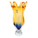 ваза "фэнтези сине-жёлтая" 35см