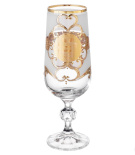 бокалы для шампанского "клаудия" claudia as crystal 180мл (6 штук)