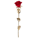 Высокая роза из фарфора 48см (Италия) 