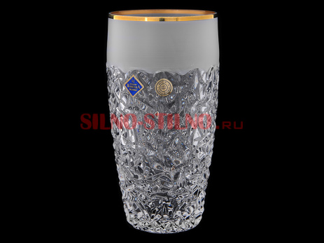 Набор стаканов для воды золотисто-матовые "Nicolette" 430мл