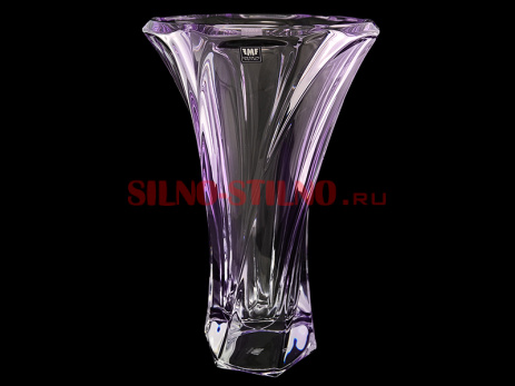 ваза для цветов "оклахома" фиолетовая 32см
