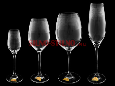 Набор из 6 бокалов для вина "Оптическое преломление" (Celebration) 470мл. 