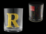 стакан для виски азбука буква "r" tubus (1 шт)