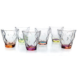 стаканы для виски "riflessi bicolour" 300мл