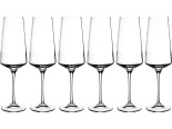 набор бокалов для шампанского "aria" 350мл (615-r)