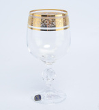 набор бокалов для вина "клаудия идеал золото" 230мл