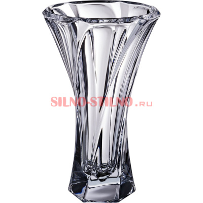 ваза для цветов "mozart" прозрачная 32см 