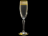 набор из 6 бокалов для шампанского "платиновая коллекция" (люция) 160мл. 