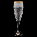 набор бокалов для шампанского "nicolette" матовые 180мл