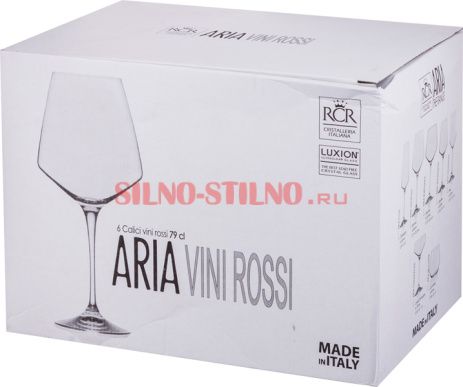Набор бокалов для вина "Aria" 750мл (612-R)