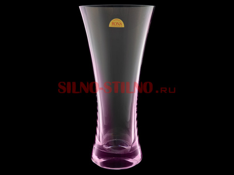 ваза для цветов "фиолетовая подсветка" 29см