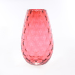 ваза "розовые соты" 25см