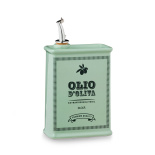 бутылка для масла oliere vintage 500мл зеленая прямоугольная