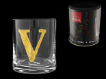 стакан для виски азбука буква "v" tubus (1 шт)